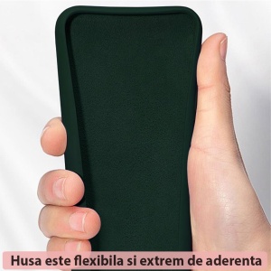Husa iPhone 7/8/SE 2 (2020)/SE 3 (2022)-Soft Edge Silicone Verde inchis - Img 6