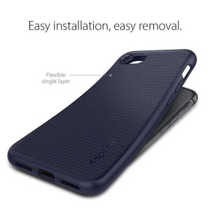 Husa Iphone SE 3 (2022)/SE 2 (2020)/7/8 -Spigen Liquid Air- Midnight Blue - Img 7