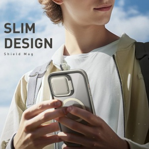 Husa pentru iPhone 15 Pro Max i-Blason Shield Mag Case Titan Gray - Img 6