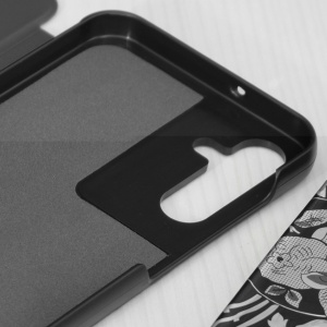Husa Samsung Galaxy A15 -Eco Leather View Case neagra - Img 3