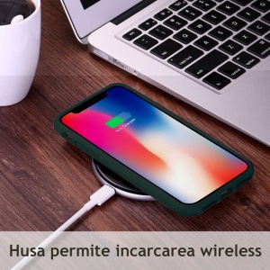 Husa Samsung Galaxy A25 Soft Edge Silicone verde inchis - Img 3