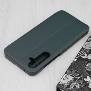 Husa Samsung Galaxy A55 -Eco Leather View Case verde inchis - Img 2