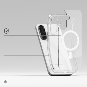 Husa Samsung Galaxy A56 / A36 Ringke Fusion Magnetic Magsafe transparenta - Img 7