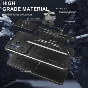 Husa Samsung Galaxy A57 CamShield Case Neagra Techsuit - Img 2