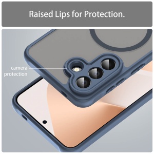 Husa Samsung Galaxy A57 HaloFrost Magsafe albastru inchis - Img 2