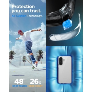 Husa Samsung Galaxy A57 Spigen Ultra Hybrid transparenta - Img 9