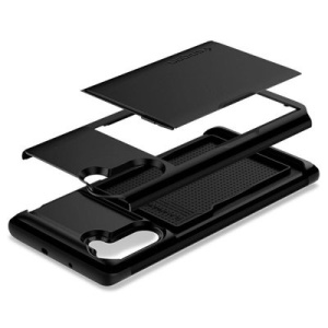 Husa Samsung Galaxy Note 10-Spigen Slim Armor CS Neagra - Img 6