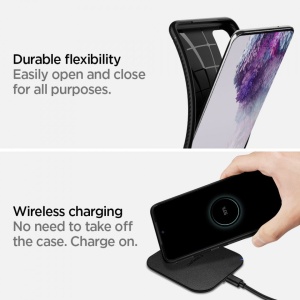 Husa Samsung Galaxy S20 - Spigen Rugged Armor -Neagra - Img 8