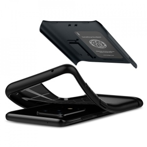 Husa Samsung Galaxy S20 Ultra -Spigen Slim Armor - Metal Slate - Img 7