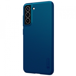 Husa Samsung Galaxy S21 FE-Nillkin Super Frosted Shield Case Albastra - Img 1
