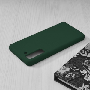 Husa Samsung Galaxy S21 FE Soft Edge Silicone Dark Green - Img 4