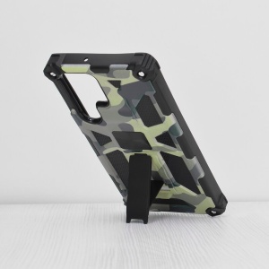 Husa Samsung Galaxy S22 Ultra - Blazor Camo Lime - Img 3