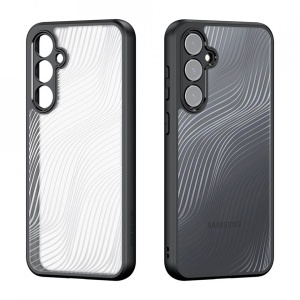 Husa Samsung Galaxy S23 FE Dux Ducis Aimo transparenta cu margini negre - Img 2