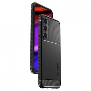Husa Samsung Galaxy S23 FE Spigen Rugged Armor Neagra - Img 6