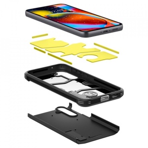 Husa Samsung Galaxy S23 FE Spigen Tough Armor neagra - Img 7