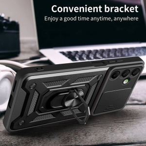 Husa Samsung Galaxy S24 FE CamShield Case Neagra Techsuit - Img 4