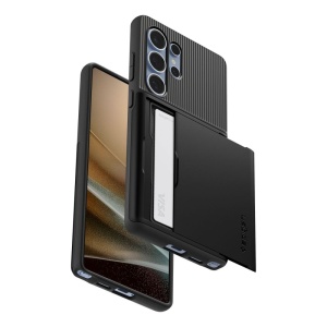 Husa Samsung Galaxy S25 Ultra - Spigen Slim Armor CS Neagra - Img 4