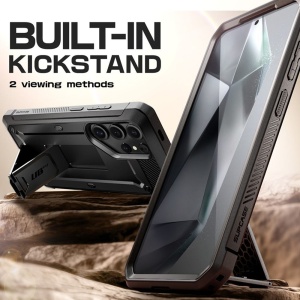 Husa Samsung Galaxy S25 Ultra Supcase Unicorn Beetle Pro Neagra - set - Img 3