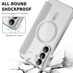 Husa Samsung Galaxy S26 Plus SmartMag Book Case gri - Img 7