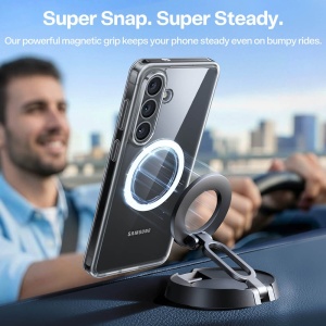 Husa Samsung Galaxy S26 Plus Torras Guardian Magnetic transparenta - Img 4