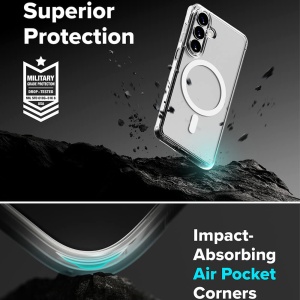 Husa Samsung Galaxy S26 Ringke Fusion Magnetic Magsafe Matte Clear - Img 6