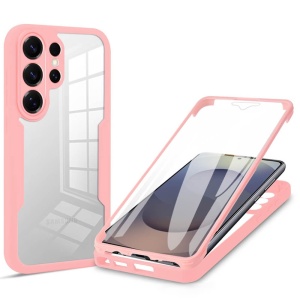 Husa Samsung Galaxy S26 Ultra 5G ColorVerse 360 + Screen Protector margine roz
