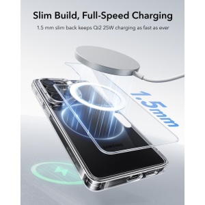 Husa Samsung Galaxy S26 Ultra Classic Hybrid HaloLock Kickstand cu MagSafe de la ESR transparenta - Img 2