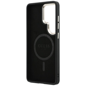 Husa Samsung Galaxy S26 Ultra Guess 4G Embossed Ring MagSafe Maro - Img 6