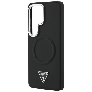 Husa Samsung Galaxy S26 Ultra Guess Embossed Ring Triangle Logo MagSafe neagra - Img 5