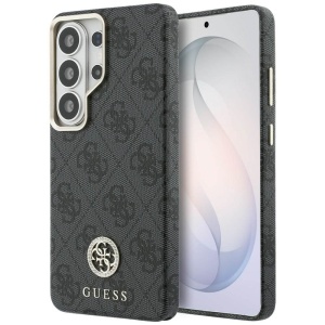 Husa Samsung Galaxy S26 Ultra Guess Rhinestone Round Logo MagSafe Neagra