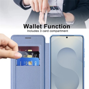 Husa Samsung Galaxy S26 Ultra SmartMag Book Case Bleu - Img 5