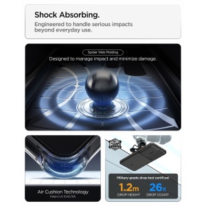 Husa Samsung Galaxy S26 Ultra Spigen Optik Armor Neagra - Img 6