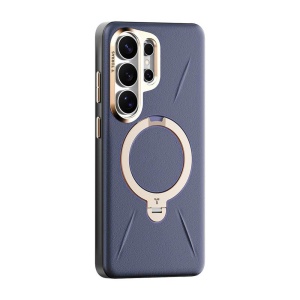 Husă Samsung Galaxy S26 Ultra Torras QPRO Leather Series – Piele ecologica Premium, Dark Purple - Img 4