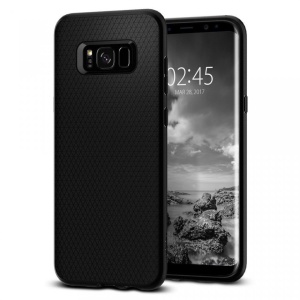 Husa Samsung Galaxy S8 -Spigen Liquid Air- Negru mat - Img 1