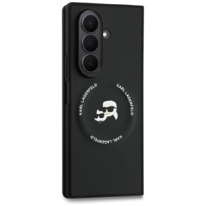 Husa Samsung Galaxy Z Fold 7 Karl Lagerfeld Hardcase Leather MagSafe Karl&Chaoupette Heads - Img 5