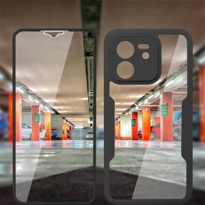 Husa Xiaomi 13T / 13T Pro ColorVerse 360 + Screen Protector -margine neagra - Img 2