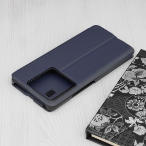 Husa Xiaomi 13T / 13T Pro -Eco Leather View Case albastru inchis - Img 5