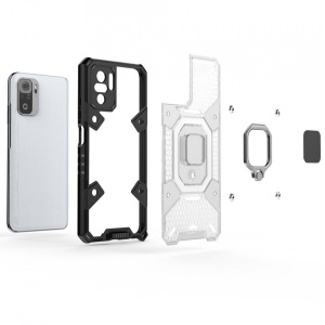 Husa Xiaomi Redmi Note 10/10S Honeycomb Armor- Rose Violet - Img 7