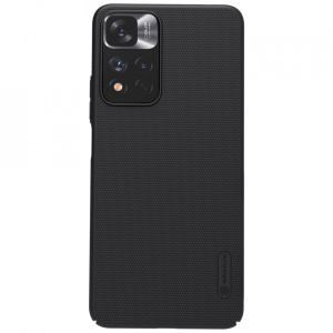 Husa Xiaomi Redmi Note 11 Pro+ - Nillkin Super Frosted Shield Pro Neagra - Img 2