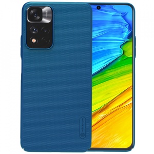 Husa Xiaomi Redmi Note 11 Pro+ - Nillkin Super Frosted Shield Pro Albastra - Img 1