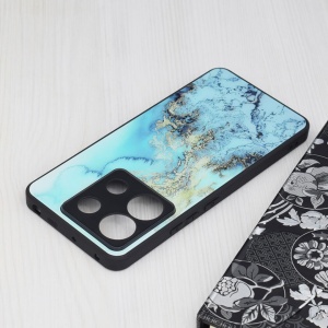Husa Xiaomi Redmi Note 13 Pro 5G - Printing Glass Blue Ocean - Img 3