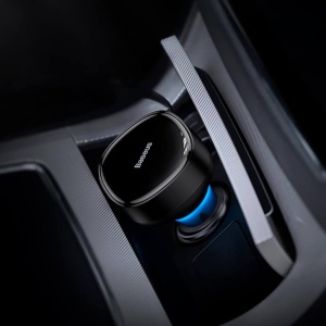 Incarcator auto telefon Baseus Fast Charging, 33W, cu cablu 2x Type-C, 75cm - Img 2