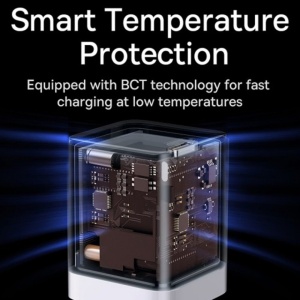 Incarcator telefon Baseus GaN3 incarcare rapida USB-C, PD, 30W, 3A alb - Img 5