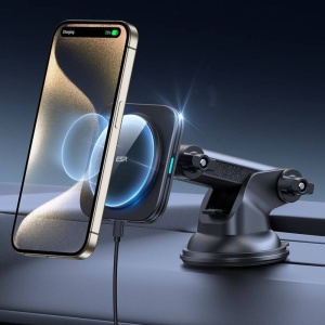 Suport telefon auto cu incarcare wireless Qi2 HaloLock , Magsafe pentru bord / parbriz ESR - Img 6