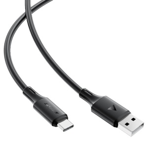 Cablu de Date Acefast C17-04 USB – Type-C, Încărcare Rapidă 3A, Silicon Flexibil, 1.2 m, Negru - Img 4