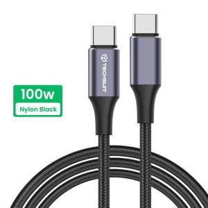 Cablu de date Type-C to Type-C, Super Fast Charging, PD100W, 480Mbps, 1m - PCB018 - Img 1