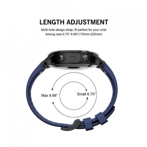 Curea Garmin Fenix 5 -Tech Protect Smooth-Navy Blue - Img 4