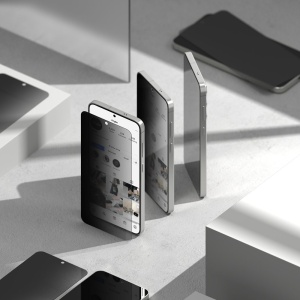 Folie sticla Privacy Samsung Galaxy S25 Plus Ringke Easy Slide 2buc - Img 6