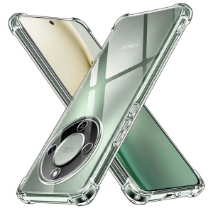 Husa Honor Magic 8 Lite Shockproof Clear Silicone transparenta