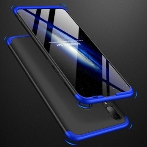 Husa Huawei P Smart 2019-GKK 360 Front and Back Case Full Body Cover -Negru cu Albastru - Img 5